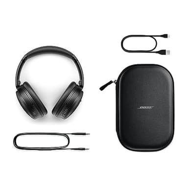 Bose QuietComfort Bluetooth Headphones, Wireless Headphones with Active Over Ear Noise Cancelling and Mic, Deep Bass, Up to 24 Hours of Playtime, Black - Image 6