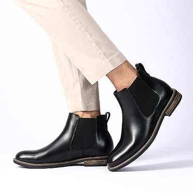 Bruno Marc Men's Classic Chelsea Ankle Dress Boots,Size 14,Black,URBAN-06-1 - Image 8