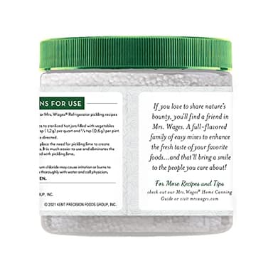Mrs. Wages Pickle Mix, Xtra Crunch, Easy-To-Use, Fast Results, Great Taste & Crispness, Ensures Crunchiness, 5.5 oz Jar (Pack of 1) - Image 2