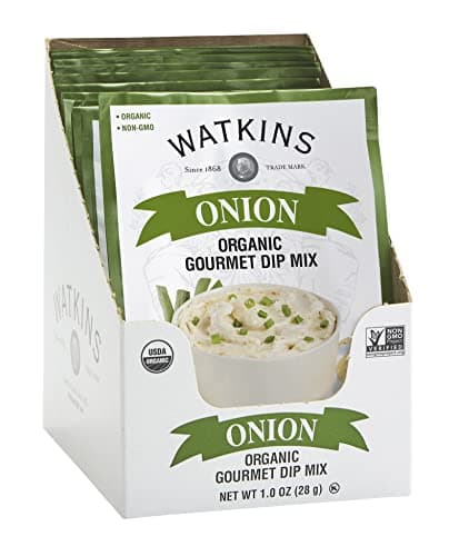 Watkins Organic Gourmet Dip Mix, Onion, 1.0 oz. Packets, 12-Pack - Image 1