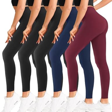Natural Feelings Buttercloud High Waisted Leggings for Women Ultra Soft Stretch Slim Yoga Leggings - Image 1