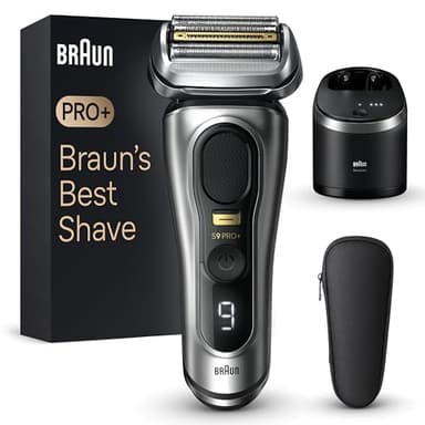 Braun Series 9 PRO+ Electric Razor for Men, 5 Pro Shave Elements & Precision Long Hair Trimmer, 6in1 SmartCare Center, Wet & Dry Electric Razor for Smooth Skin with 60min Battery Runtime, 9567cc - Image 1