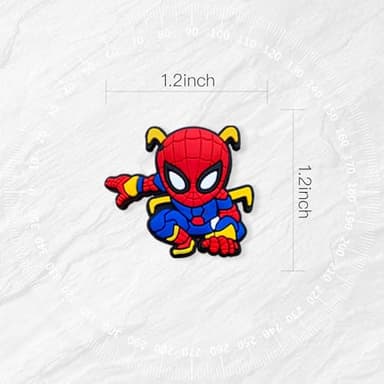 40Pcs Cute Hero Shoe Charms for Croc, Cartoon Shoe Decoration for Shoes Bracelet Wristband Clog Sandals Birthday Party Favors - Image 4