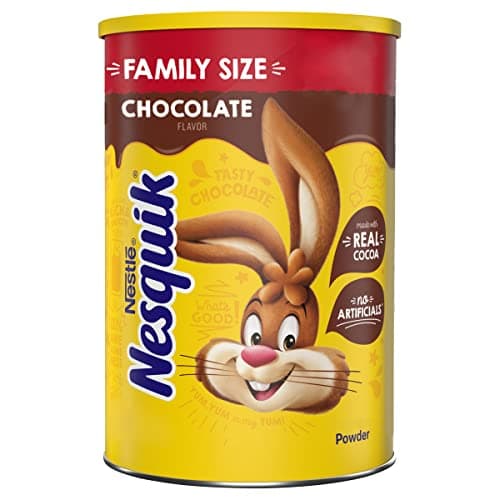 NESQUIK Chocolate Powder 6x38oz Canisters - Image 1