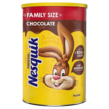 NESQUIK Chocolate Powder 6x38oz Canisters - Image 1