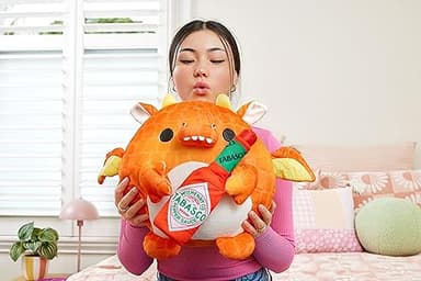 ZURU Snackles (Mentos Hippo Super Sized 14 inch Plush by ZURU, Ultra Soft Plush, Collectible Plush with Real Licensed Brands, Stuffed Animal - Image 2