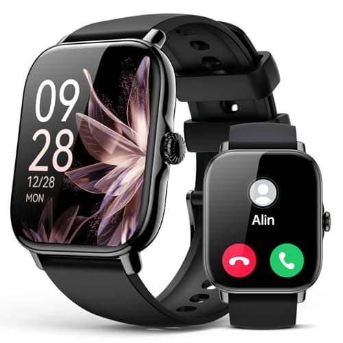 Smart Watch for Women Men- Answer/Make Call, 2025 IP68 Waterproof Fitness Step Tracker Watch with Sleep Monitor/Activity Counter/110+ Sport Mode, Smartwatch for Andriod iPhone iOS Samsung Compatible - Image 1