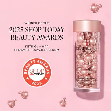 Elizabeth Arden Retinol + HPR Ceramide Rapid Skin Renewing Anti-Aging Face Serum Capsules, Fine Lines & Wrinkles Treatment with Peptides, Vitamin E, & Niacinamide, 90 Count - Image 17