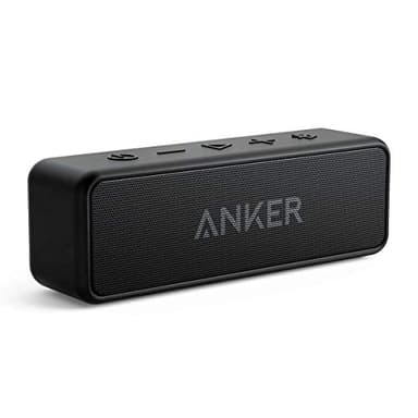 Anker Soundcore 2 Portable Bluetooth Speaker with Stereo Sound, Bluetooth 5, Bassup, IPX7 Waterproof, 24-Hour Playtime, Wireless Stereo Pairing, Speaker for Home, Outdoors, Travel - Image 1