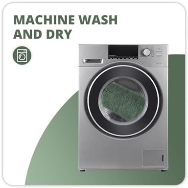 Bath Mat,Ultra Thin Bathroom Rugs,Rubber Bath Mats for Bathroom,No Slip Bath Rugs,Quick Dry,Machine Washable,Low Pile,Absorbent,Shower Outside,Sink,Home Decor Accessories.Green,1'8"x2'8"(20x32inch) - Image 5