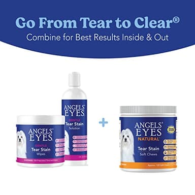 Angels’ Eyes Natural Tear Stain Prevention Soft Chews for Dogs | Chicken Flavor| For All Breeds | No Wheat No Corn | Daily Supplement | Proprietary Formula - Image 5