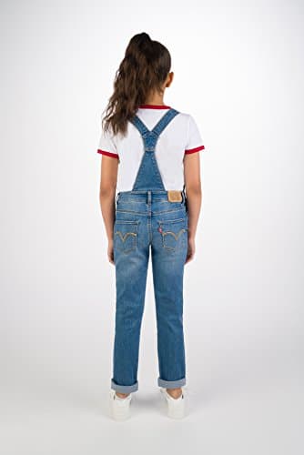 Levi's Girls' Big Denim Overall, West Lake, 8 - Image 4