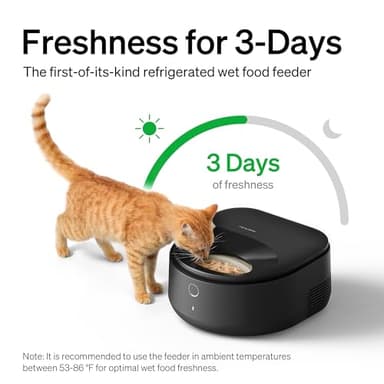 PETLIBRO Automatic Cat Feeder Wet Food Refrigerated New Upgraded APP Control,3 Days Freshness 3 Meals,Semiconductor Cooling&Quick Chills Wet Food Dispenser,Polar WiFi Timed Auto Pet Feeder for Cat Dog - Image 2
