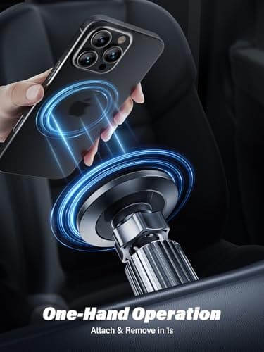 Rorhxia [Military-Grade] Magnetic Phone Holder for Car [Upgraded Strongest Magnet Power] Car Magnet Phone Mount, Air Vent Hands-Free Mag-Safe Cell Phone Holder Fit for iPhone 16 15 14 13 Pro Plus Max - Image 5