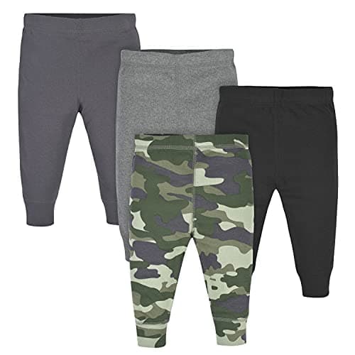 Gerber Baby Boys 4-Pack Sweatpants, Camo/Gray, 24 Months US - Image 1