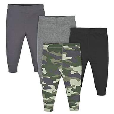 Gerber Baby Boys 4-Pack Sweatpants, Camo/Gray, 24 Months US - Image 1
