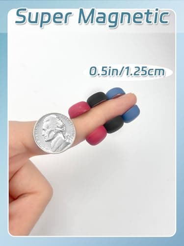 Evnlo 12 Pairs Strong Hijab Magnets Pinless Hijab Pins for Women, Multi Use Magnetic Pins for Scarf Shirts Dress and Clothes - Image 5