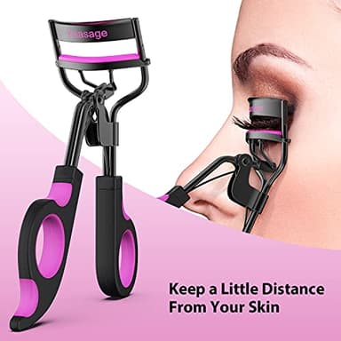 Kaasage Eyelash Curler with Pads, Lash Curler with 5 Extra Silicone Replacement Pads, Achieve Perfect Curls in 5 Seconds - Image 4