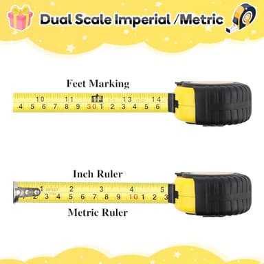 Boyfriend Fathers Day Birthday Gift from Girlfriend, I Love My Boyfriend, Cute Month Year Anniversary Tool Gifts Ideas for Him Boyfriend, Cool Long Distance Tape Measure 25 FT Tool Presents - Image 3