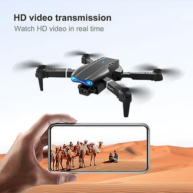 2025 Foldable Drone with 1080P Dual Camera for Adults, RC Quadcopter WiFi FPV Live Video, Altitude Hold, Beginner One Key Take Off/Land -E99 - Image 5