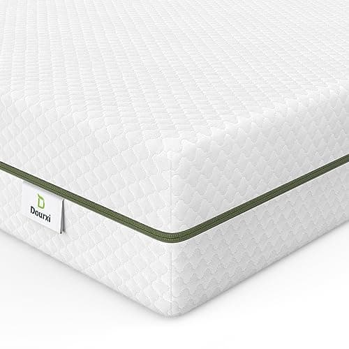 Dourxi Crib Mattress, Dual-Sided Comfort Baby and Toddler Mattress with Gel Memory Foam and Removable Cover, Fits Standard Size Cribs and Toddler Bed, 52x27.5x5.5 inches - Image 1