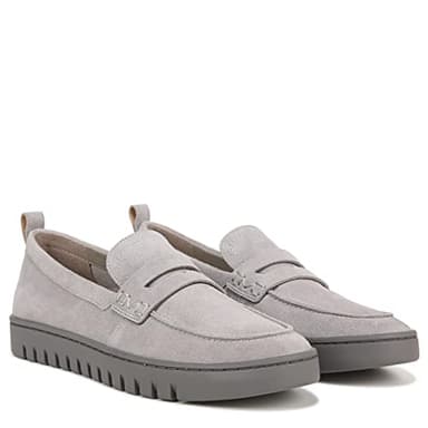 Vionic Women's Uptown Loafer, Light Grey Suede, 8 - Image 2