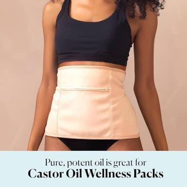 Sky Organics Castor Oil - USDA Certified Organic Hair Oil for Hair Growth, Skin, Face, Eyelashes - Cold Pressed & Hexane Free - Pure Organic Castor Oil Pack Wrap - Carrier & Hair Treatment Oil -16oz - Image 10