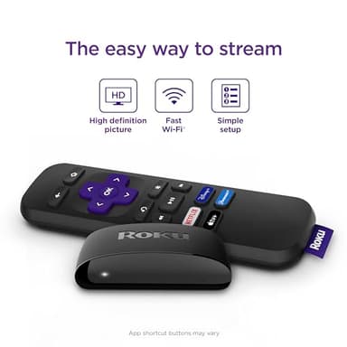 Roku Express | HD Roku Streaming Device with Standard Remote (no TV controls), Free & Live TV - Image 3