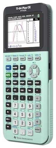 Texas Instruments TI-84 Plus CE Color Graphing Calculator, Mint Small - Image 4