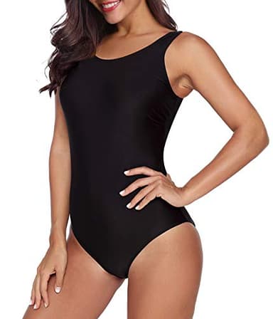 Women's One Piece Swimsuits for Women Athletic Training Swimsuits Swimwear Racerback Bathing Suits for Women B Black Small (fits Like US 2-4) - Image 4