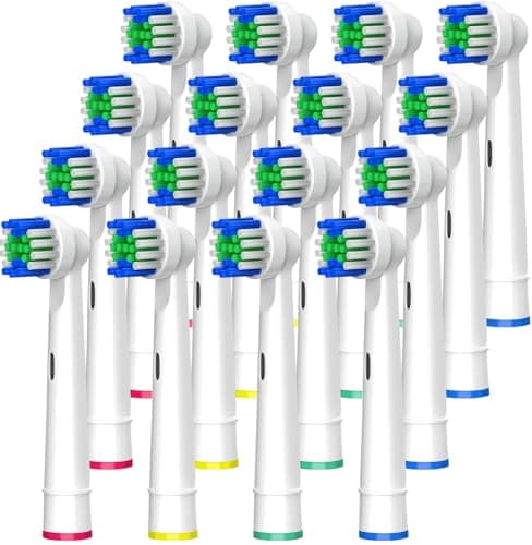 Electric Toothbrush Replacement Heads 16 Pack/Compatible Oral B Braun Replacement Brush Heads/Compatible Oral B Replacement Brush Heads - Image 1