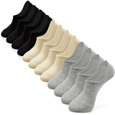 IDEGG No Show Socks Women & Men Low Cut Ankle Short Athletic Running Casual Invisible Liner Socks - Image 1