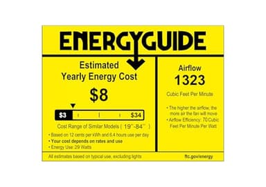 Orison Smart Bladeless Low Profile Ceiling Fan with LED-RGB Ambient Lighting Compatible with Alexa/Google Assistant/App Control, 6-Speed Color Change, Quiet Operation with Remote &App,19.7" (White) - Image 9