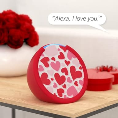 Made for Amazon Sleeve & Faceplate | Hearts, for Echo Pop - Image 6