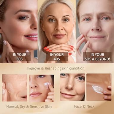 ULTIBELA Tighten and Lift Neck Cream, Deep Hydration Neck Firming Cream with Retinol, Collagen & Honey Anti-Aging & Wrinkle Moisturizer for Face, Neck & Décolleté Women & Men 1.7 Fl Oz - Image 5