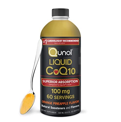 Qunol Liquid CoQ10 100mg, Superior Absorption Natural Supplement Form of Coenzyme Q10, Antioxidant for Heart Health, Orange Pineapple Flavored, 60 Servings, 20.3 oz Bottle - Image 1