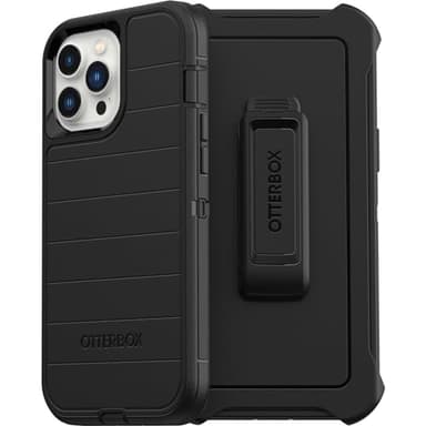 OtterBox iPhone 13 Pro Max & iPhone 12 Pro Max Defender Series Case - Black, Rugged & Durable, with Port Protection, Includes Holster Clip Kickstand - Image 5