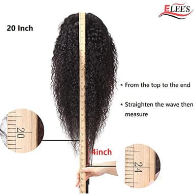 30 Inch Water Wave Lace Front Wigs Human Hair 200% Density 13x6 Water Curly HD Transparent Lace Frontal Wig For Black Women Glueless Wigs Human Hair Pre Plucked with Baby Hair - Image 7