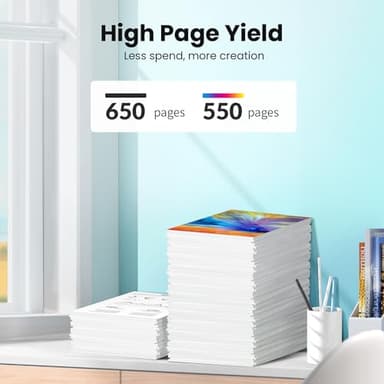 260XL and 261XL Ink Cartridges Replacements for Canon Printer Ink 260 and 261 Combo Pack PG-260 CL-261 Use for TR7020a TR7020 TR7022a TR7022 TS6420a TS6420 TS6400 TS5320 (2 Pack-1 Black,1 Tri Color) - Image 3