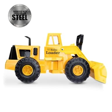 Tonka Retro Front Loader - Collector's Edition - Made with 2X More Steel, Kids Construction Toy, Metal Truck, Toy Truck for Boys and Girls, Kids, Toddlers, Ages 3+ - Image 4
