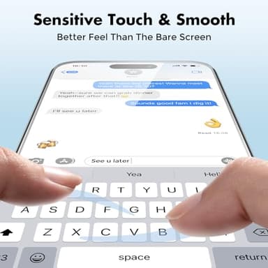 UNBREAKcable 3-Pack Screen Protector for iPhone 15, Double Shatterproof Tempered Glass [Easy Installation Frame] [9H Hardness] [99.99% HD Clear] [Case Friendly] for iPhone 6.1 inch - Image 8