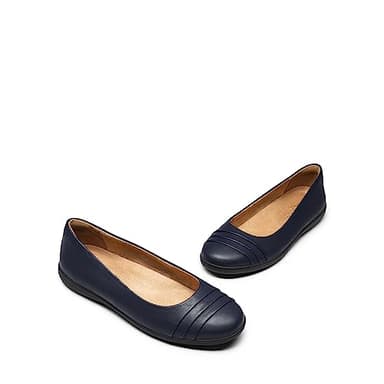 DREAM PAIRS Women's Flats with Arch Support, Ballet Flats for Women Dressy Comfortable, Round Toe & Slip On Office Shoes,Size 11,Navy,SDFA2306W - Image 6