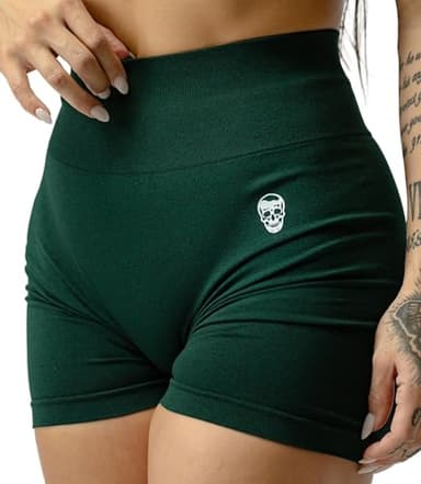 Gymreapers Seamless Shorts Infinity High Waist Biker Workout Scrunch Shorts for Women Athletic Gym Running Pilates Yoga Sport Short (Reef) - Image 5