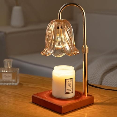 GODONLIF Candle Warmer Lamp with Timer Dimmable, Birthday Gifts for Women Mom, House Warming Gifts New Home Decor, Wax Melt Warmer for Jar Candles with 2 Bulbs - Image 1