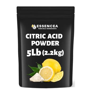 Essencea Citric Acid 5LB Pure Bulk Ingredients | Non-GMO | 100% Pure Citric Acid Powder [Packaging May Vary] - Image 1