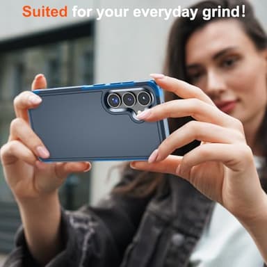 zapica Designed for Samsung Galaxy S24 Plus Case, [12 FT Military Grade Drop Protection] [Dual Layer Structure Design] Heavy Duty Shockproof Non-Slip Phone Cover for Galaxy S24+ 6.7 inch, Deep Blue - Image 7