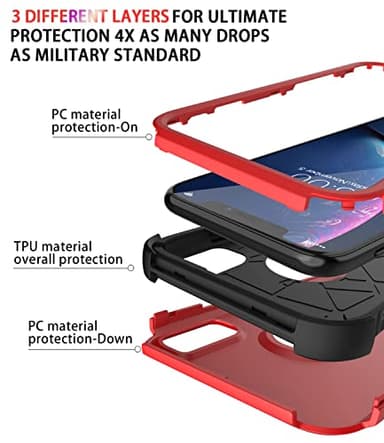 Diverbox for iPhone Xr Case [Shockproof] [Dropproof] [Dust-Proof],Heavy Duty Protection Phone Case Cover for Apple iPhone XR - Image 6