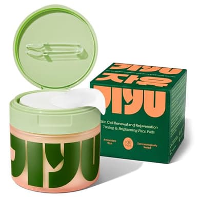 JiYu Toning Polish Pads - Korean Skincare for Dark Spots, Wrinkles & Dull Skin - Hydrating Facial Treatment with Snail Mucin, Niacinamide, Peptides & Centella - 100 Count - Image 2