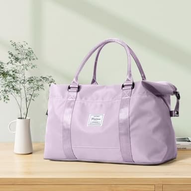 Travel Duffel Bag,Sports Tote Gym Bag,Shoulder Weekender Overnight Bag for Women - Image 8