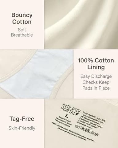 Intimate Portal Cotton Maternity Underwear Under the Bump Pregnancy Bikini Panties Women Postpartum Briefs 6 Pack Inspiration M - Image 5